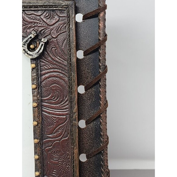 Western Picture Frame4"x6" Decorative‎ Saddle & Horseshoe Design Treasured Times - Picture 9 of 12